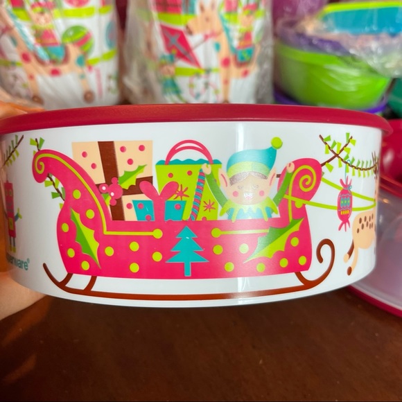 TUPPERWARE ONE TOUCH CHRISTMAS BUNDLE SET - Picture 6 of 13